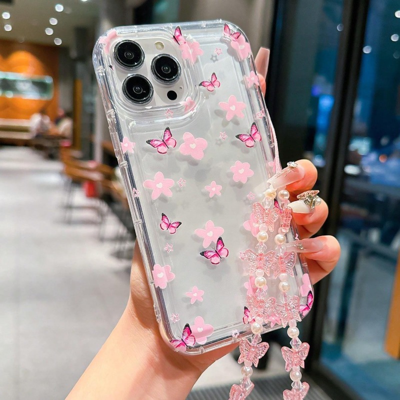 Phone Accessories Case - Lovely Butterfly Flower Phone Case For