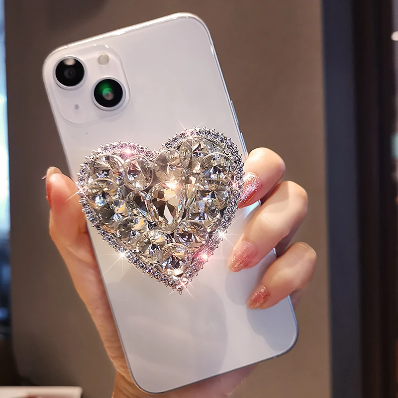 Phone Accessories Vending Machine - 3D Cute Diamond Heart Shape Folding