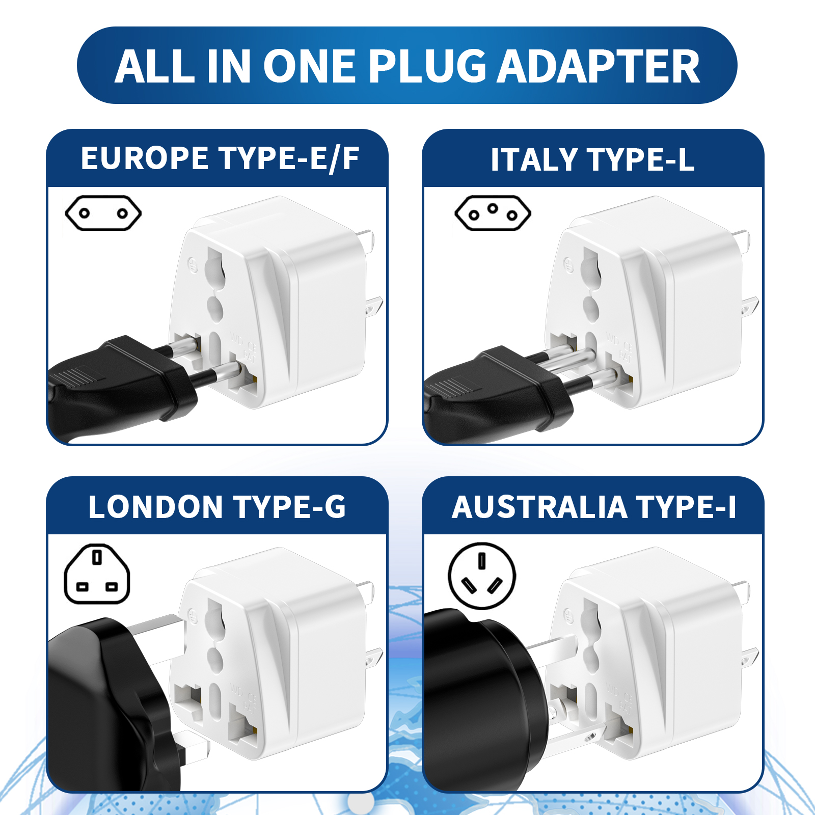 3 PCS Australian Universal Tra - đánh giá và giá Phone Accessories Uk