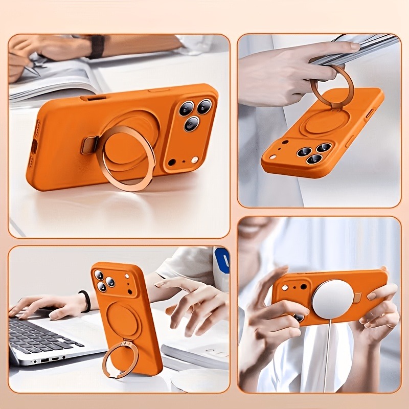 360 Magnetic Stand Liquid Sili - đánh giá và giá Phone Accessories Case