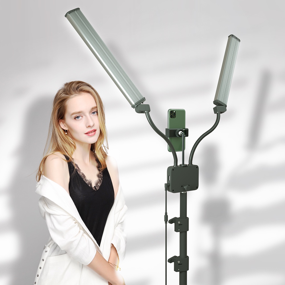 45W LED Video Light Double Arm - đánh giá và giá Led Strip Selfie