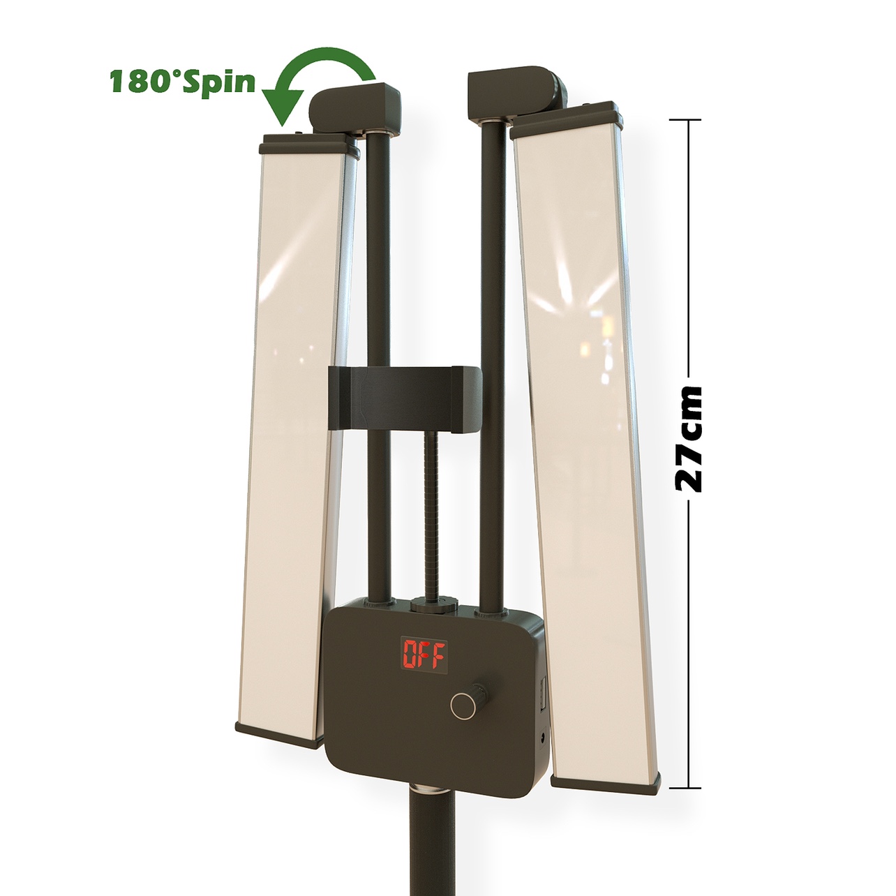 45W LED Video Light Double Arm - đánh giá và giá Led Strip Selfie