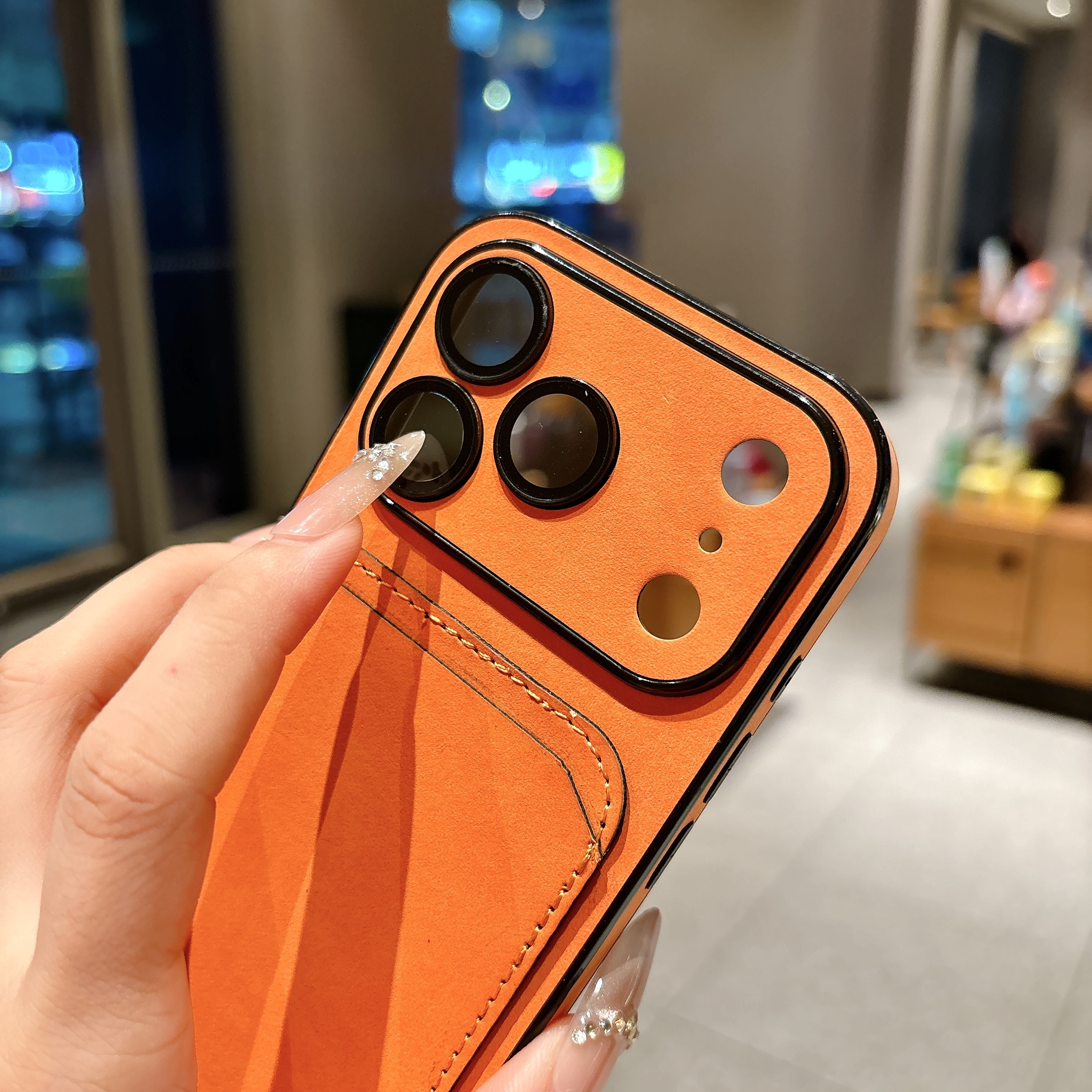Wallet Card Holder Suede Leath - đánh giá và giá Phone Accessories Case
