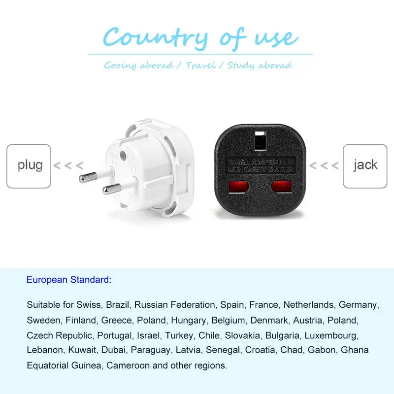UK To EU Euro Electric Travel  - đánh giá và giá Phone Accessories Uk