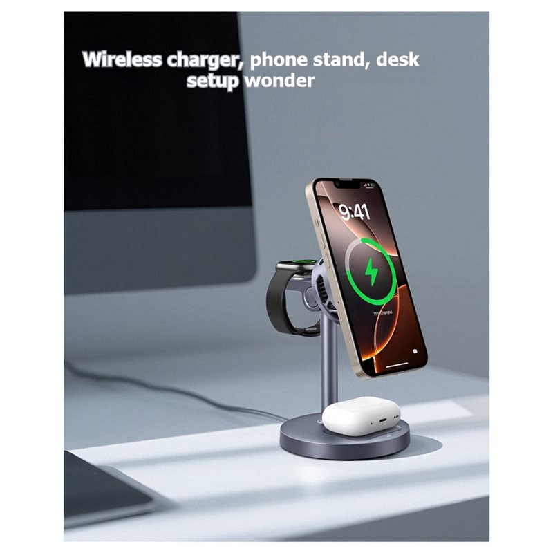 B63B-Qi2 Magnetic 3In1 Wireles - đánh giá và giá Qi2 Phone Accessories