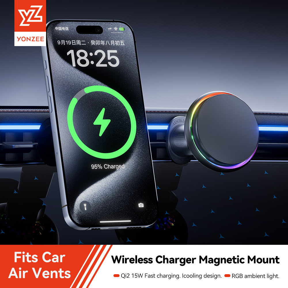 YZ RGB Magnetic Wireless Charg - đánh giá và giá Qi2 Phone Accessories