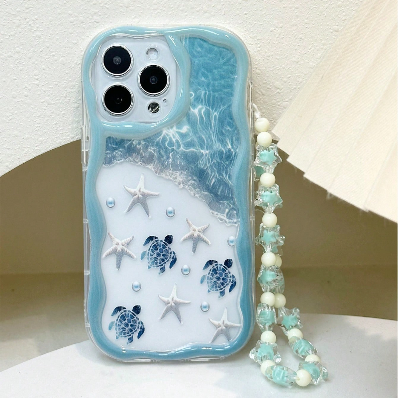 Fashion Wavy-edge Turtle Marin - đánh giá và giá Phone Accessories Case