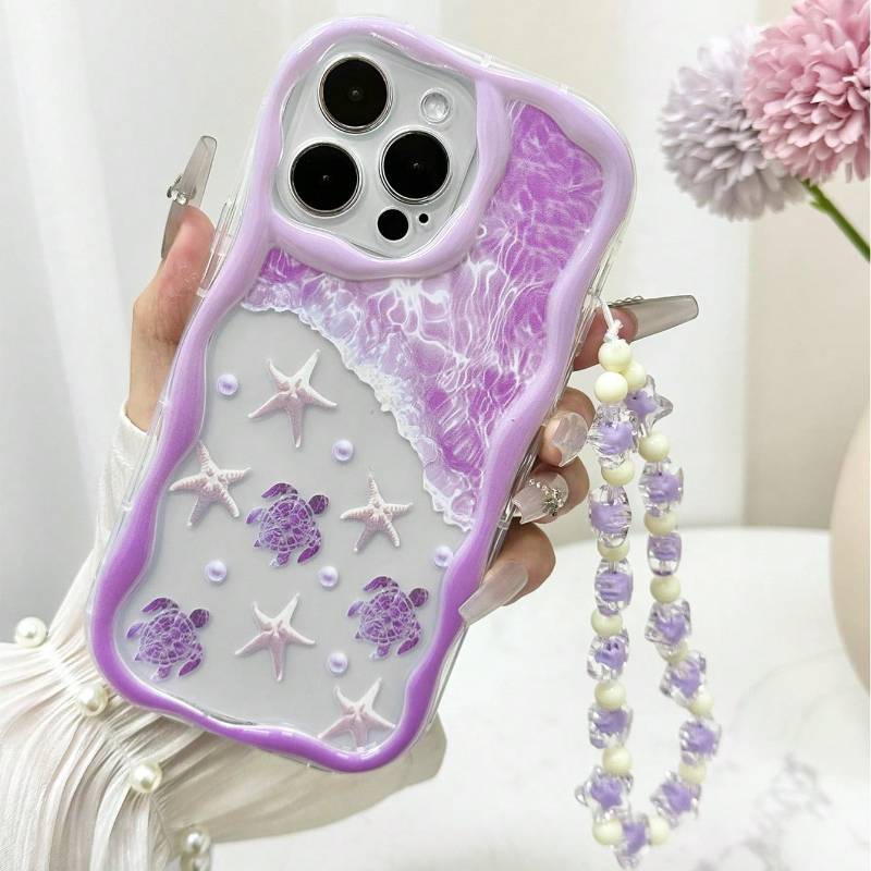 Fashion Wavy-edge Turtle Marin - đánh giá và giá Phone Accessories Case