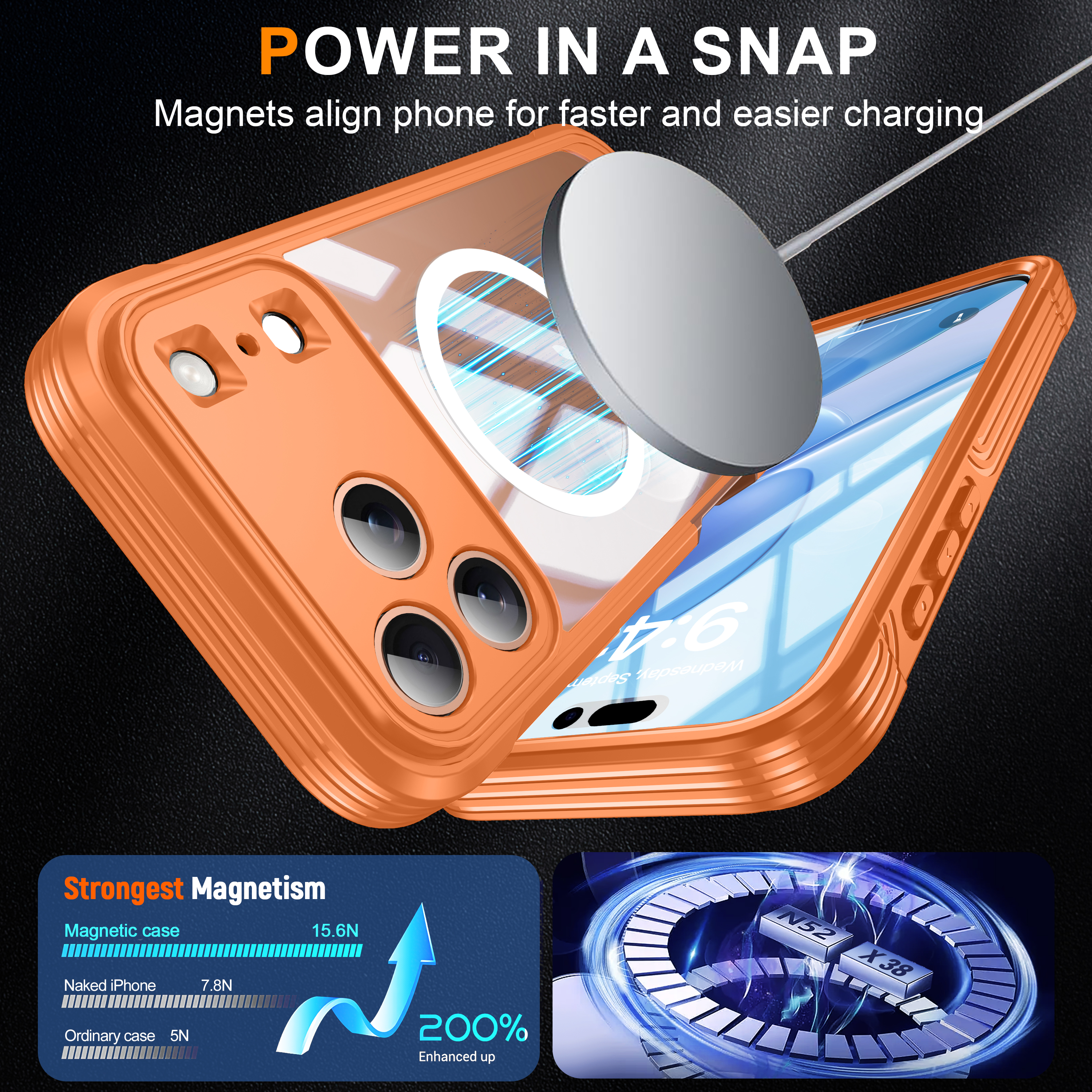 Brand new color magnetic shock - đánh giá và giá Phone Accessories Brand
