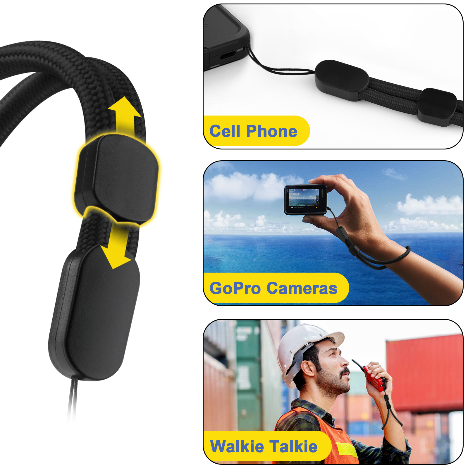 6Pcs/lot Hand Wrist Strap Lany - đánh giá và giá Phone Accessories Case
