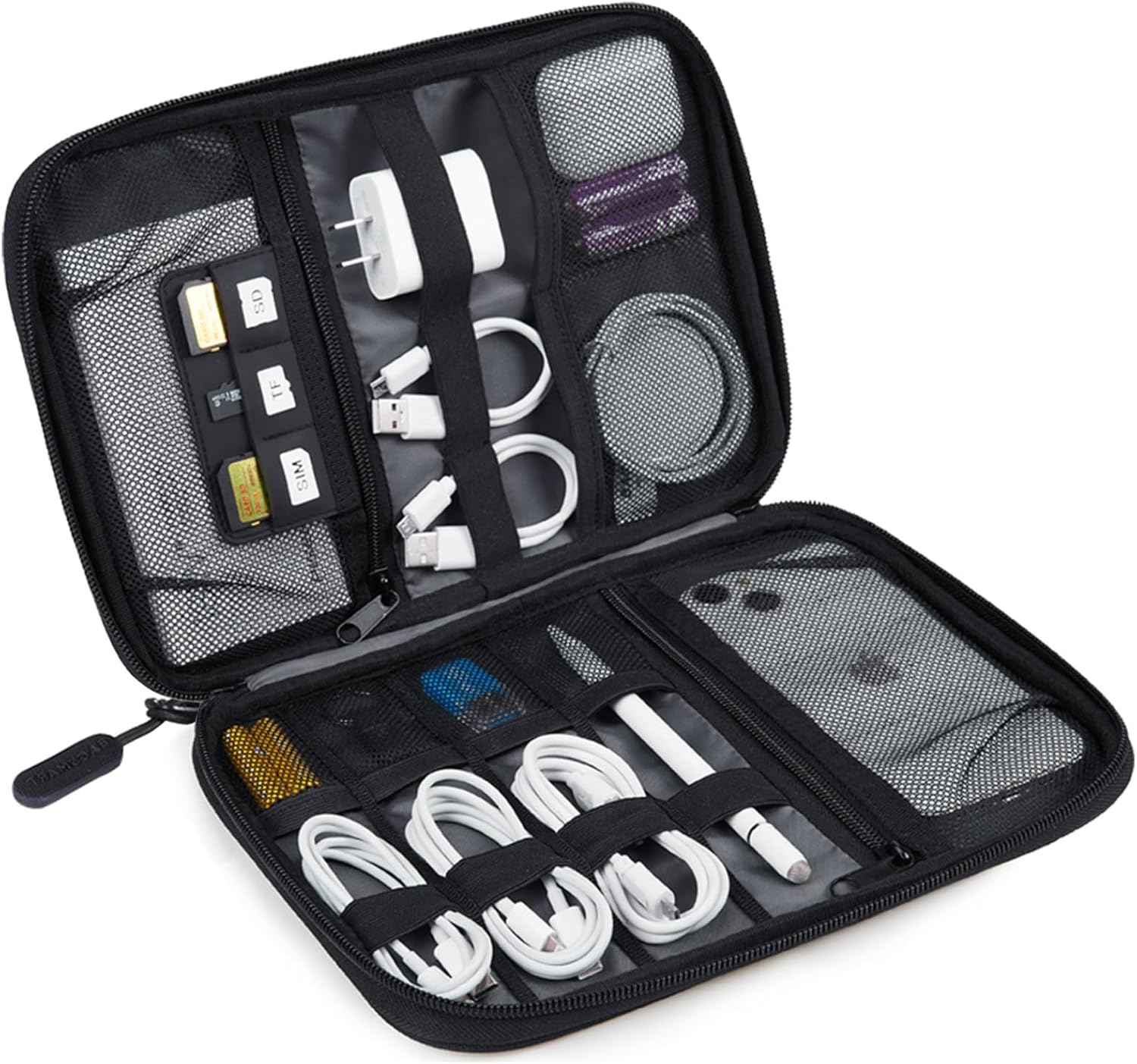 Large Electronics Travel Organ - đánh giá và giá Phone Accessories Case