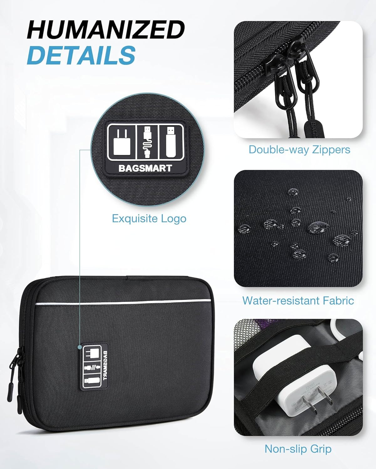 Large Electronics Travel Organ - đánh giá và giá Phone Accessories Case