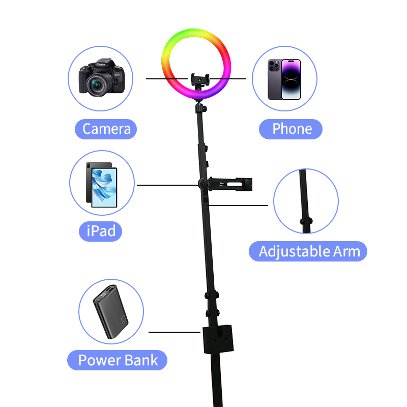 80cm 360° Selfie Photo Booth w - đánh giá và giá Led Strip Selfie