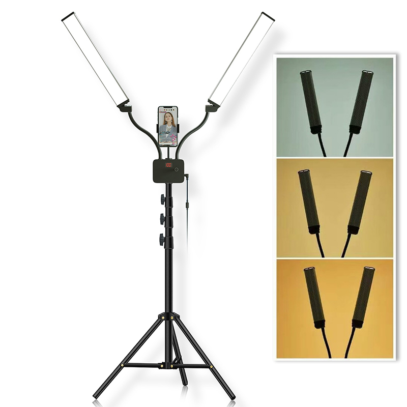 Double Arms LED Fill Light Pho - đánh giá và giá Led Strip Selfie