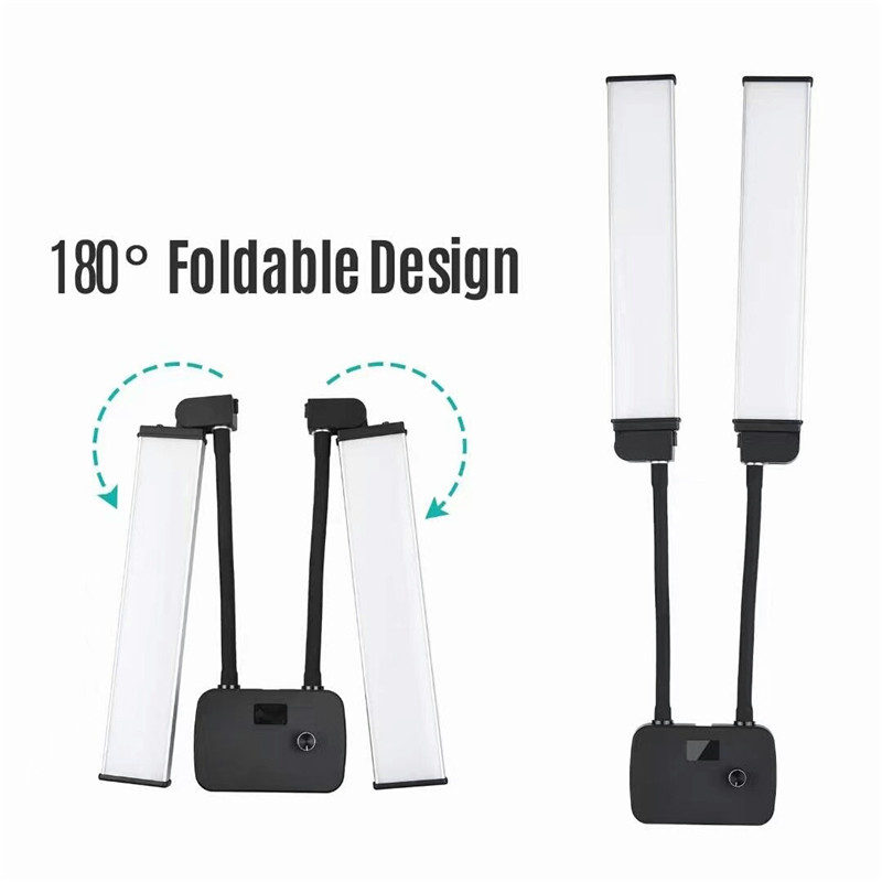 Double Arms LED Fill Light Pho - đánh giá và giá Led Strip Selfie