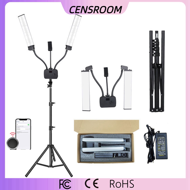 45W Double Arm Fill Ring Light - đánh giá và giá Led Strip Selfie
