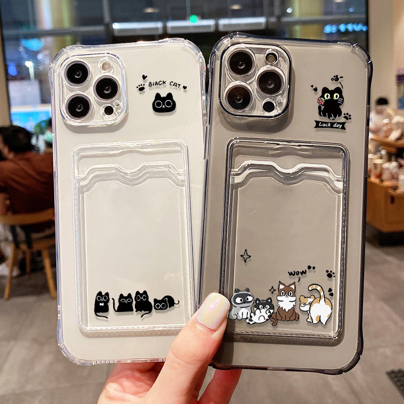 Cute Black Cat Phone Case For  - đánh giá và giá Phone Accessories Case