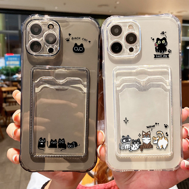 Cute Black Cat Phone Case For  - đánh giá và giá Phone Accessories Case