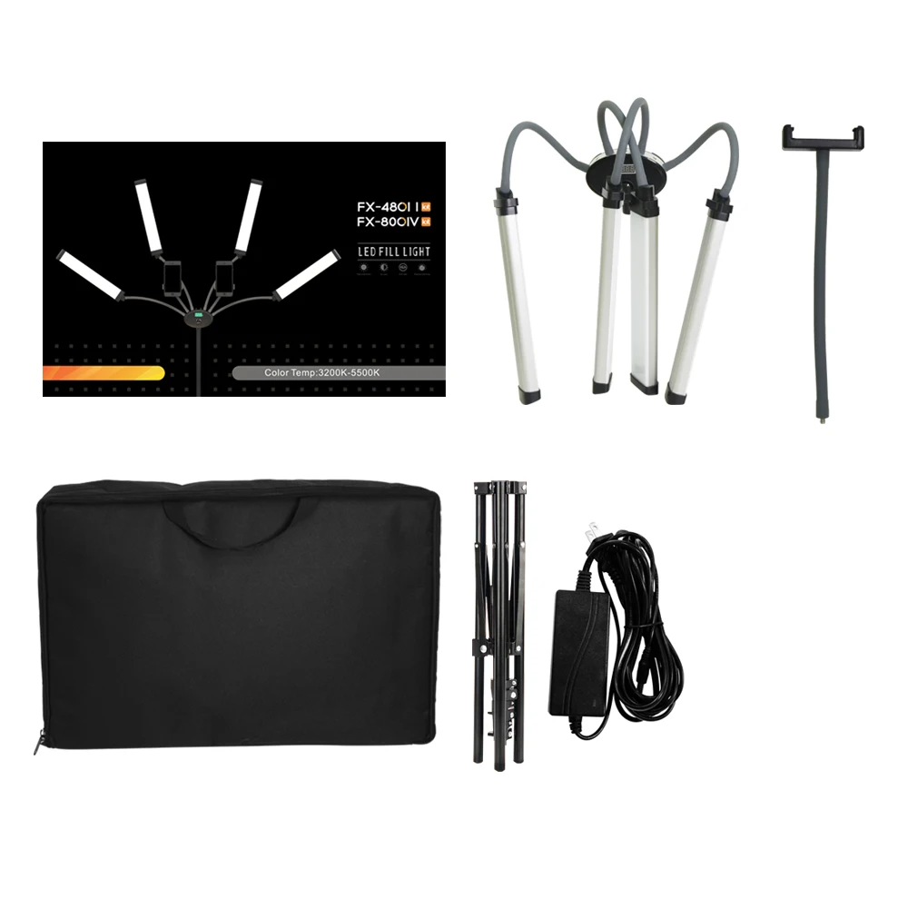3000K-5600K 50W/80W Photo Stud - đánh giá và giá Led Strip Selfie