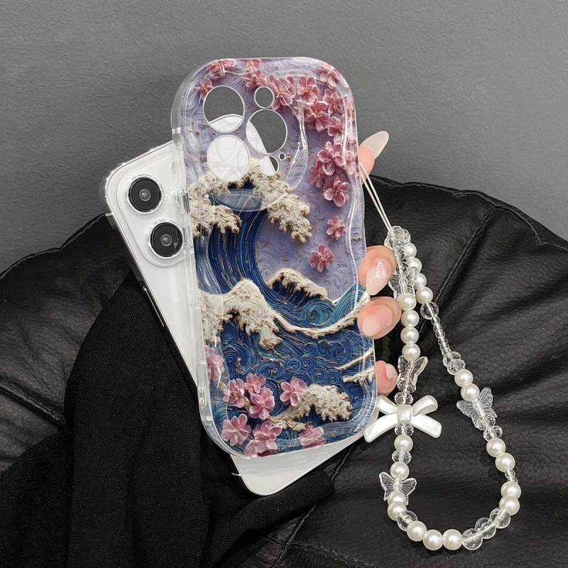 Wave Flower Creative Design Cl - đánh giá và giá Phone Accessories Case